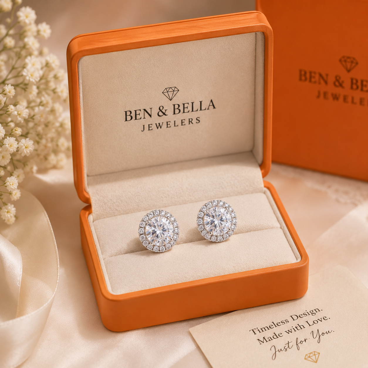 Timeless Halo Earrings