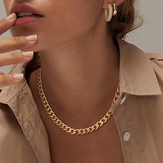 Chunky Cuban Link Neckless | Gold
