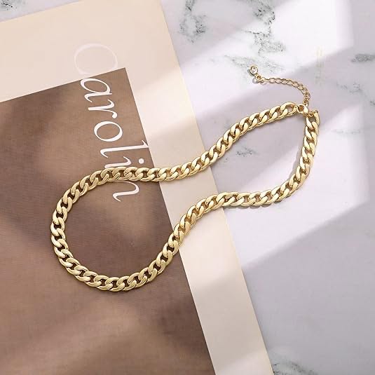 Chunky Cuban Link Neckless | Gold