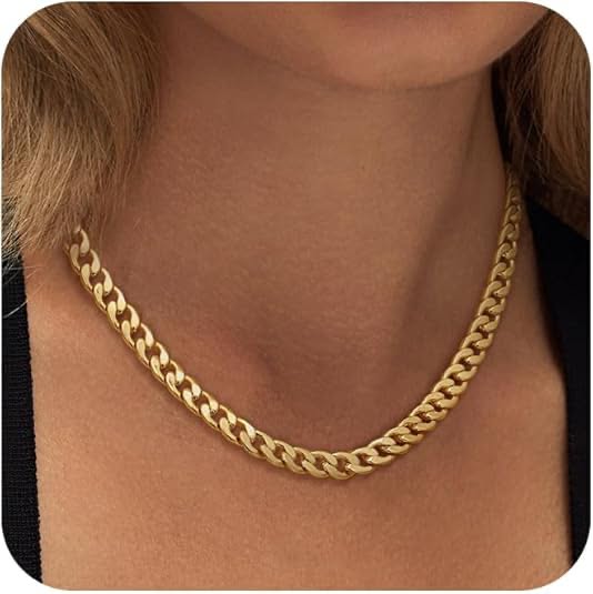 Chunky Cuban Link Neckless | Gold