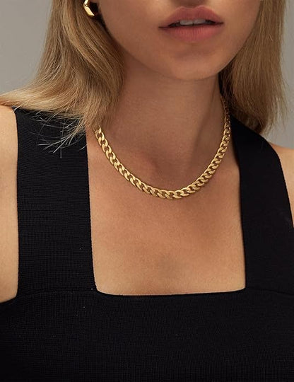 Chunky Cuban Link Neckless | Gold
