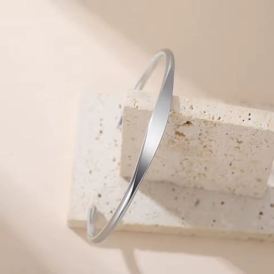 Plated Open Bangles Bracelet