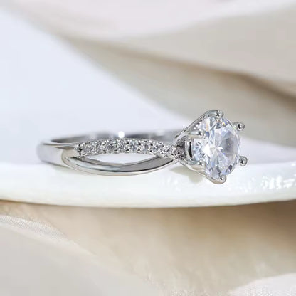 Classic 4-Prong Solitaire Ring | Silver