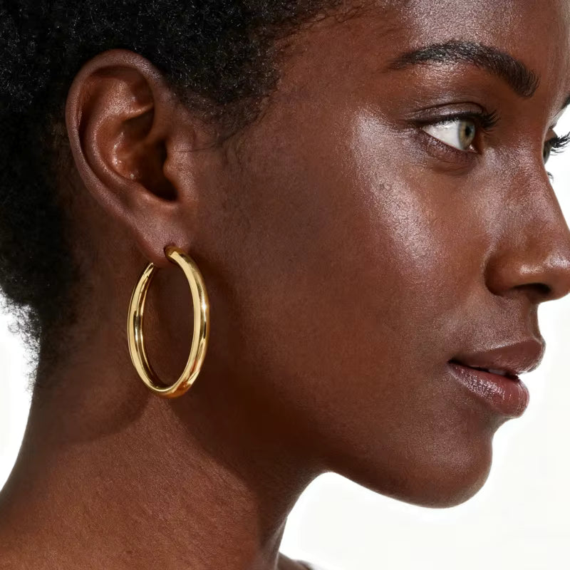 Circle Hoop Earrings 18k | Gold
